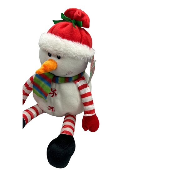 Ho Ho Ho Snowman Sugar Loaf 2010 Christmas Plush Stuffed Toy National Entertainm - Picture 3 of 11